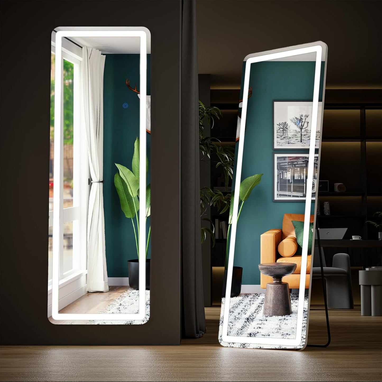 Full Length Mirror with LED Lights for Bedroom and Dressing Room