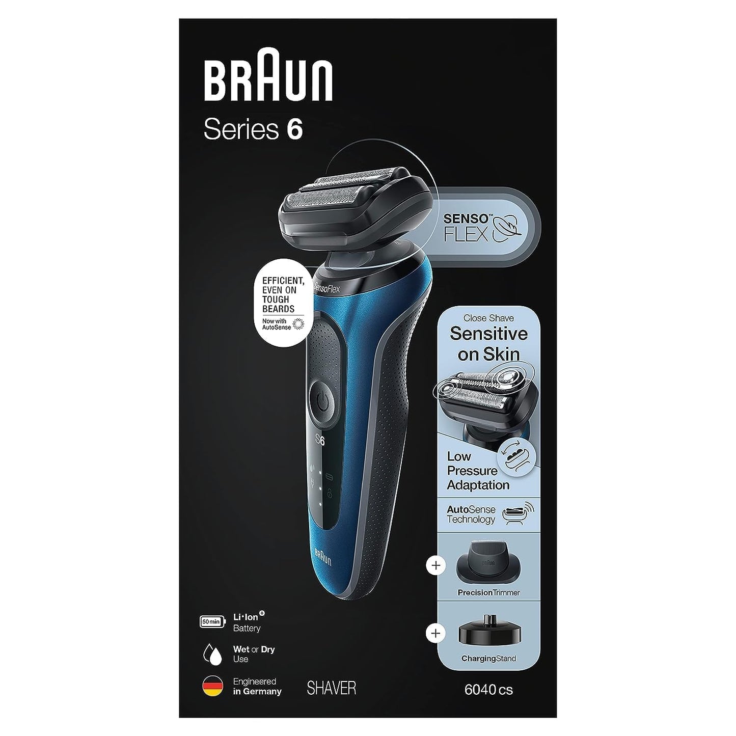 Braun Series 6 6040cs Electric Shaver for Ultimate Comfort