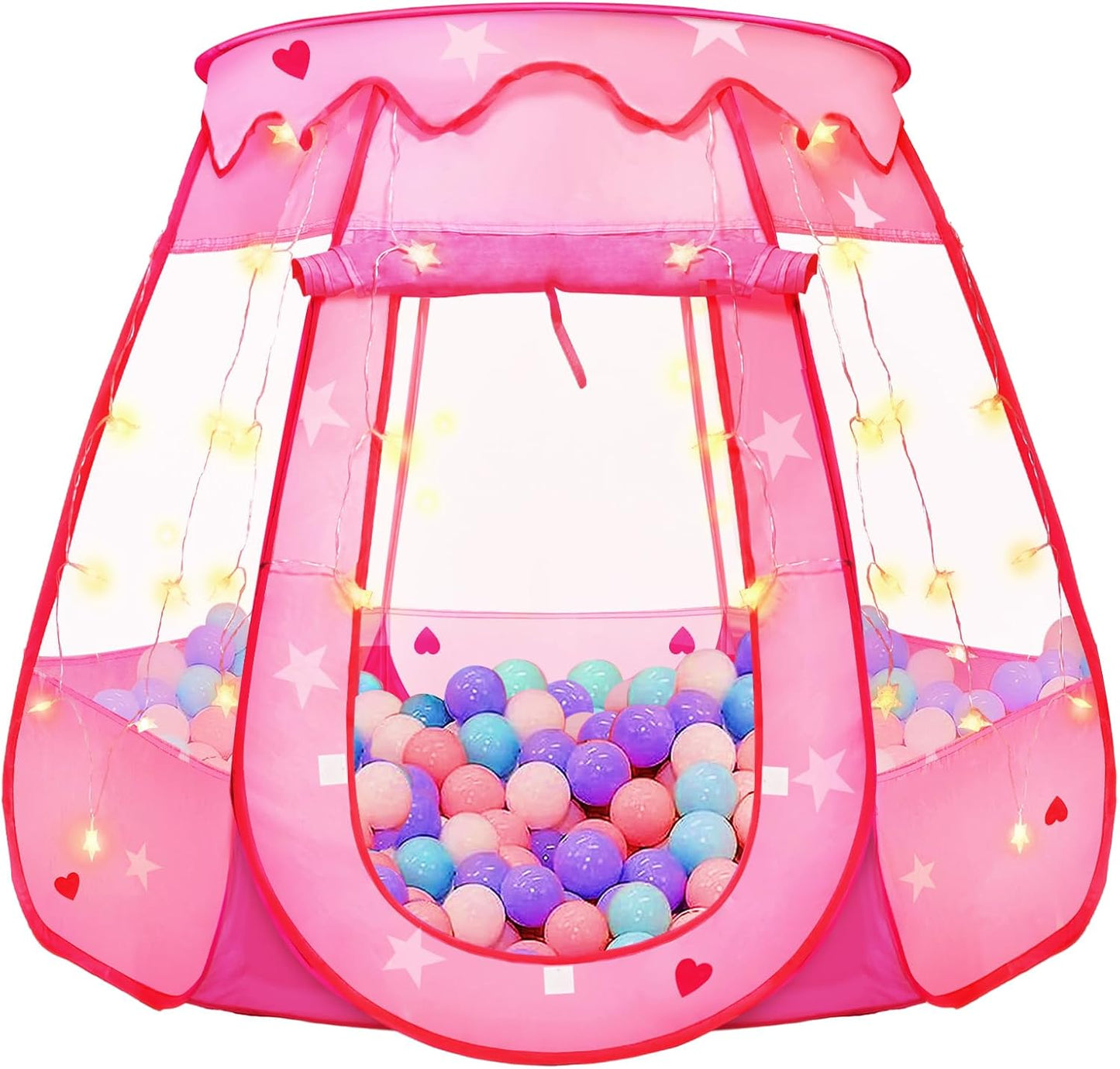 Sparkling Princess Pop Up Tent - Magical Playtime Delight!