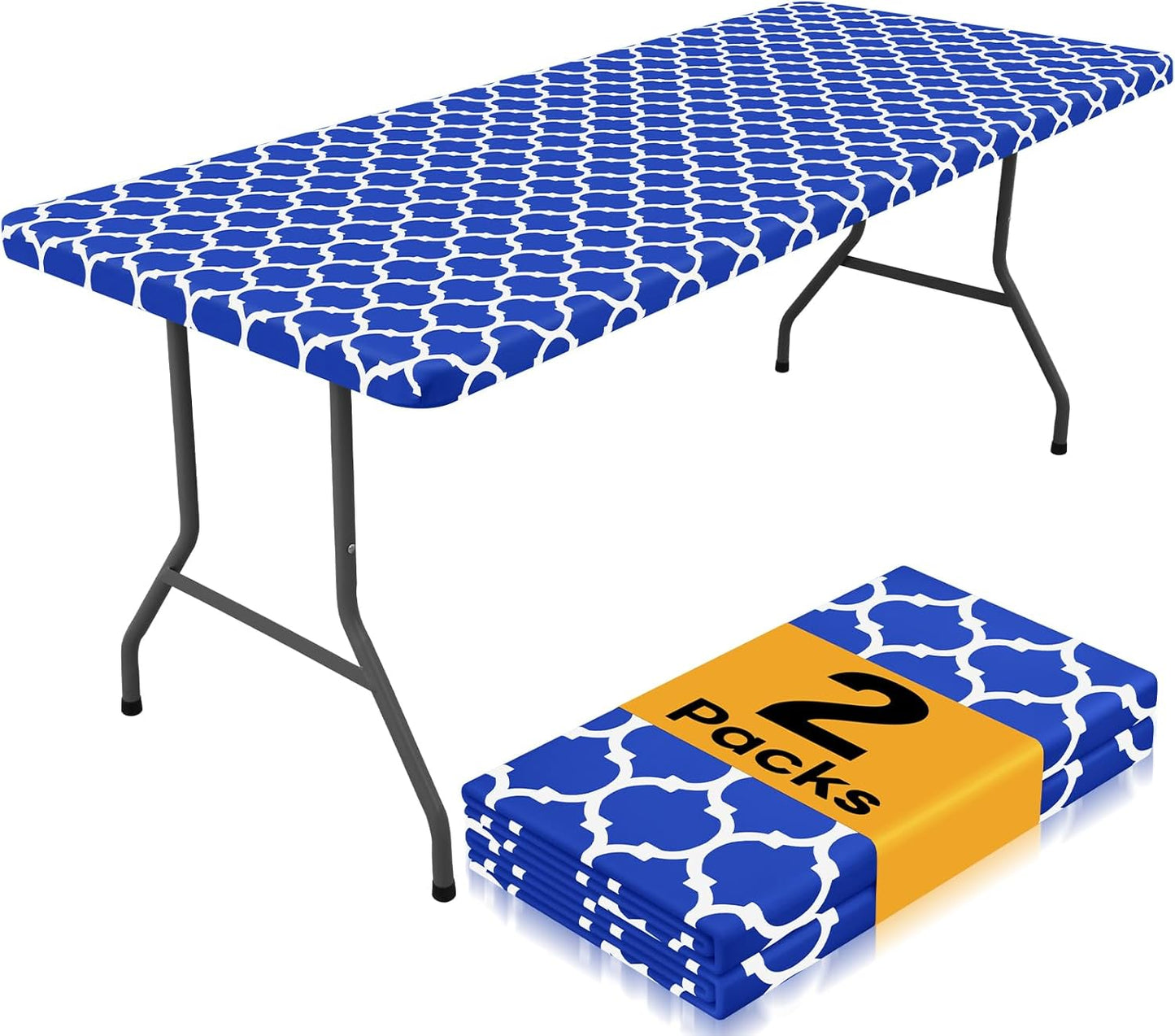 Waterproof Elastic Fitted Tablecloths for Outdoor Dining