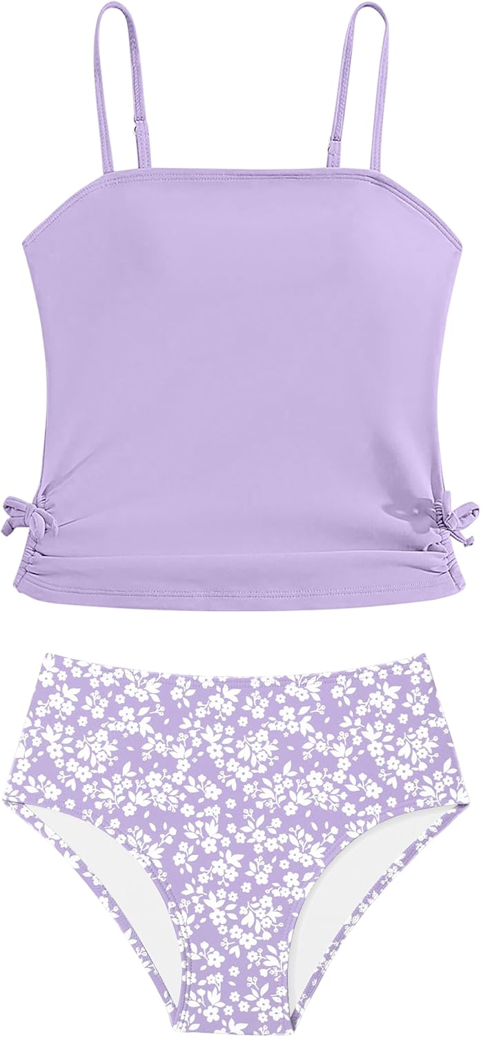 Girls Tankini Swimsuits for Ages 7-14 - Stylish and Comfortable
