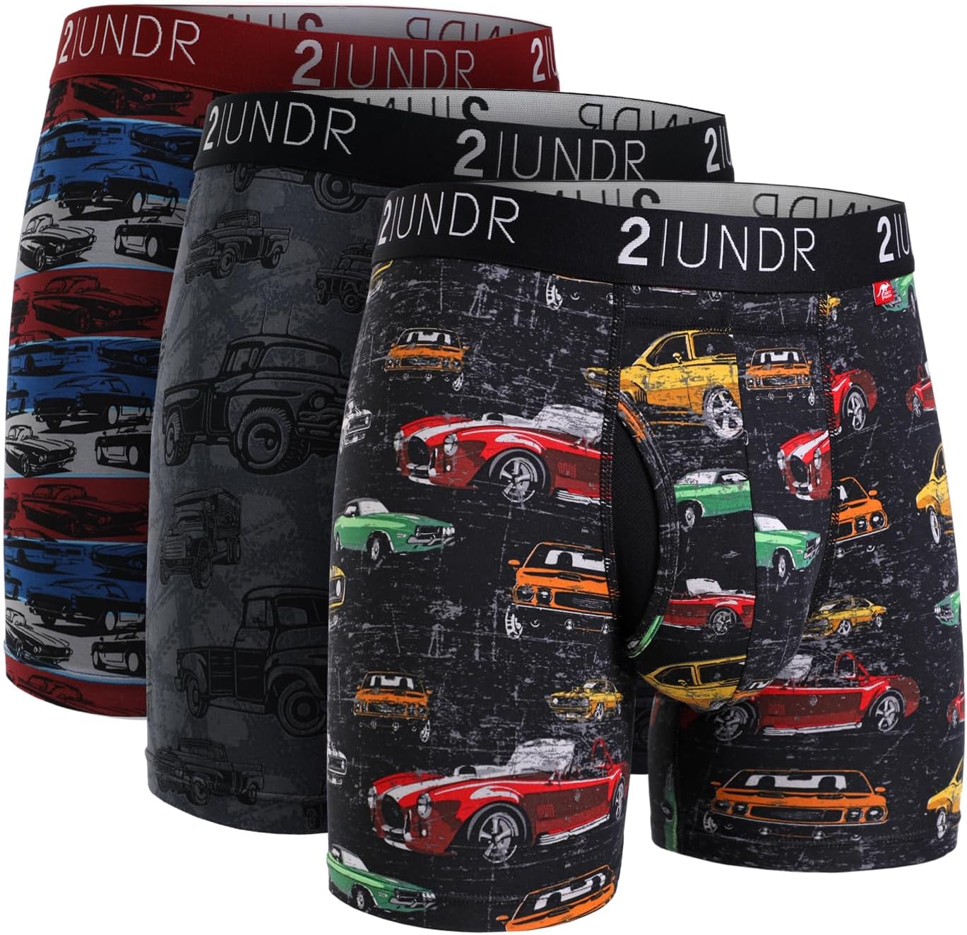 2UNDR Swing Shift Boxer Brief 3 Pack for Ultimate Comfort