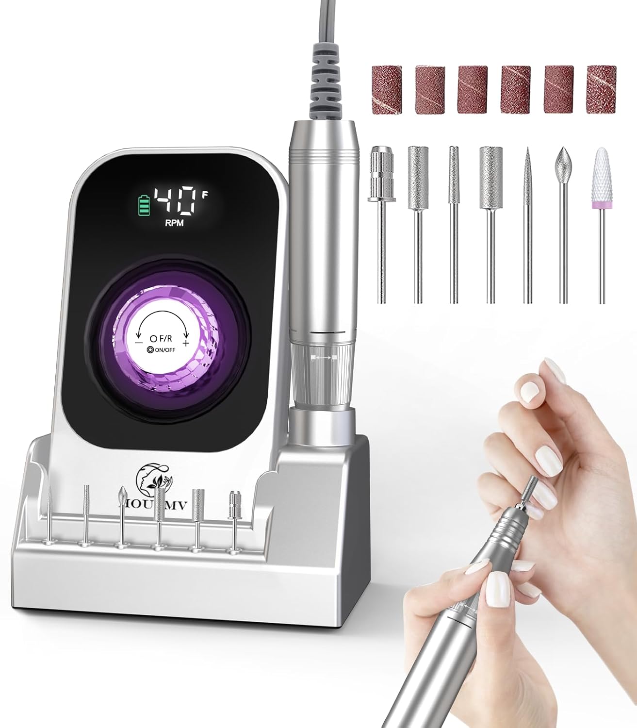 Portable Electric Nail Drill Machine for Professional Nail Care