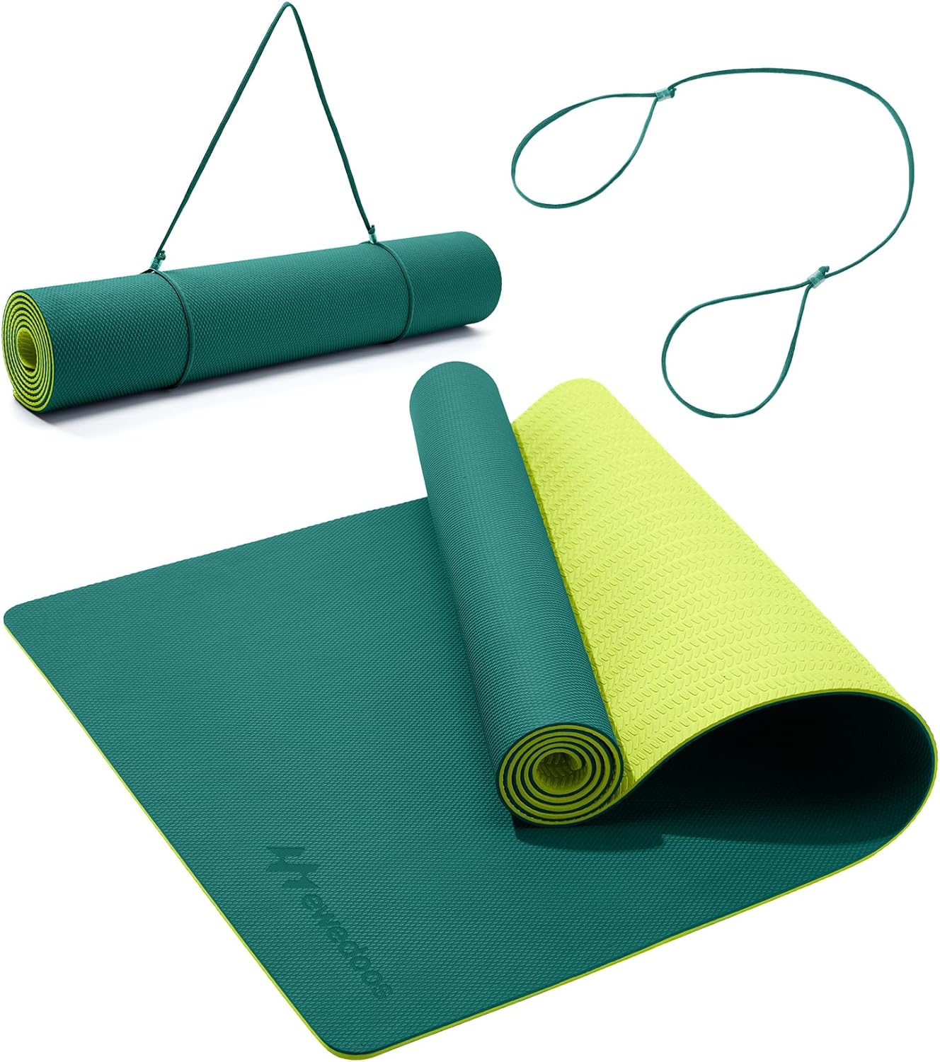 Ewedoos Non Slip Eco Yoga Mat: Anti-Tear & Thick for Fitness