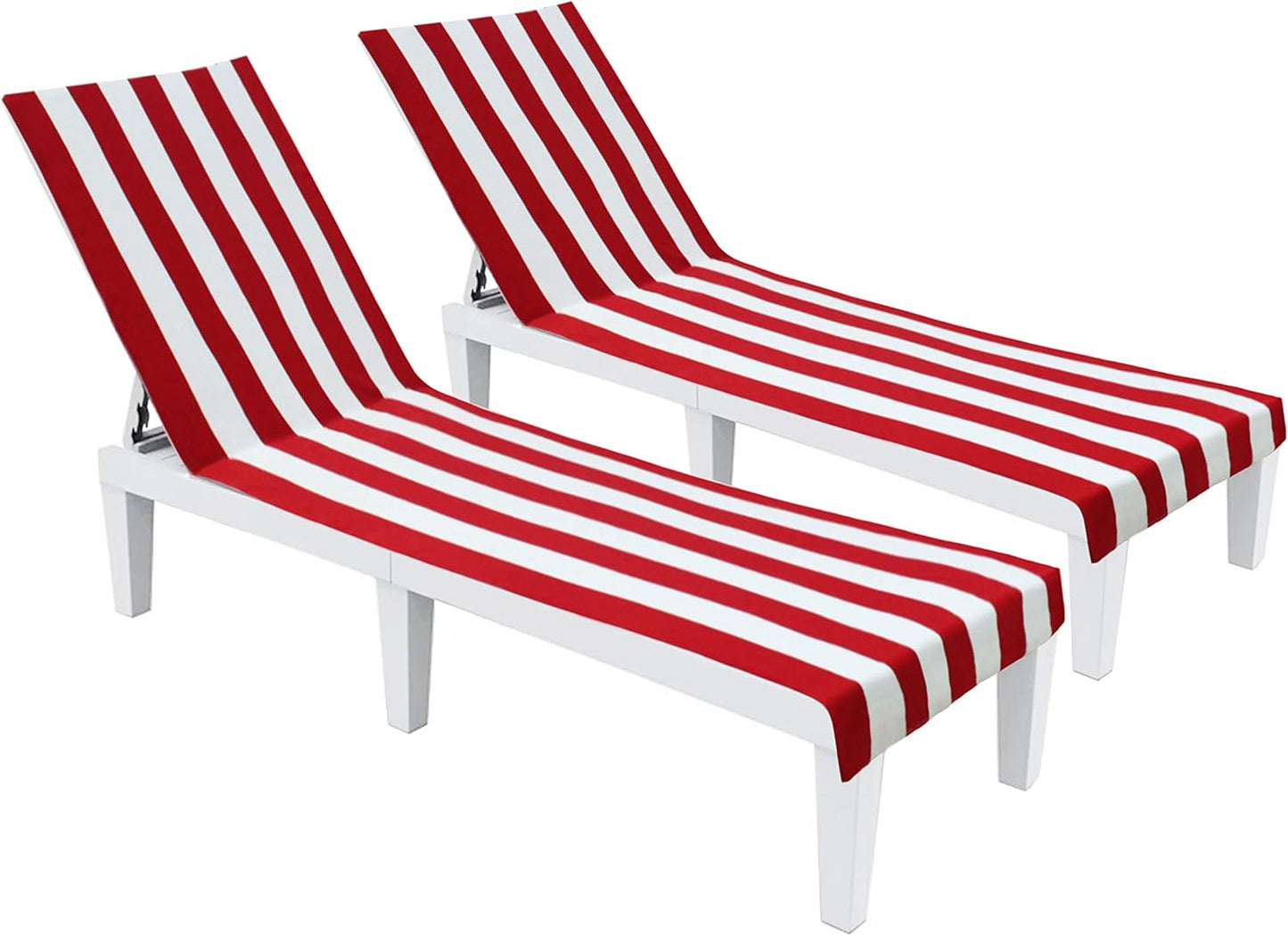 COTTON CRAFT Pool Lounge Chair Cover Set - Oversized Comfort