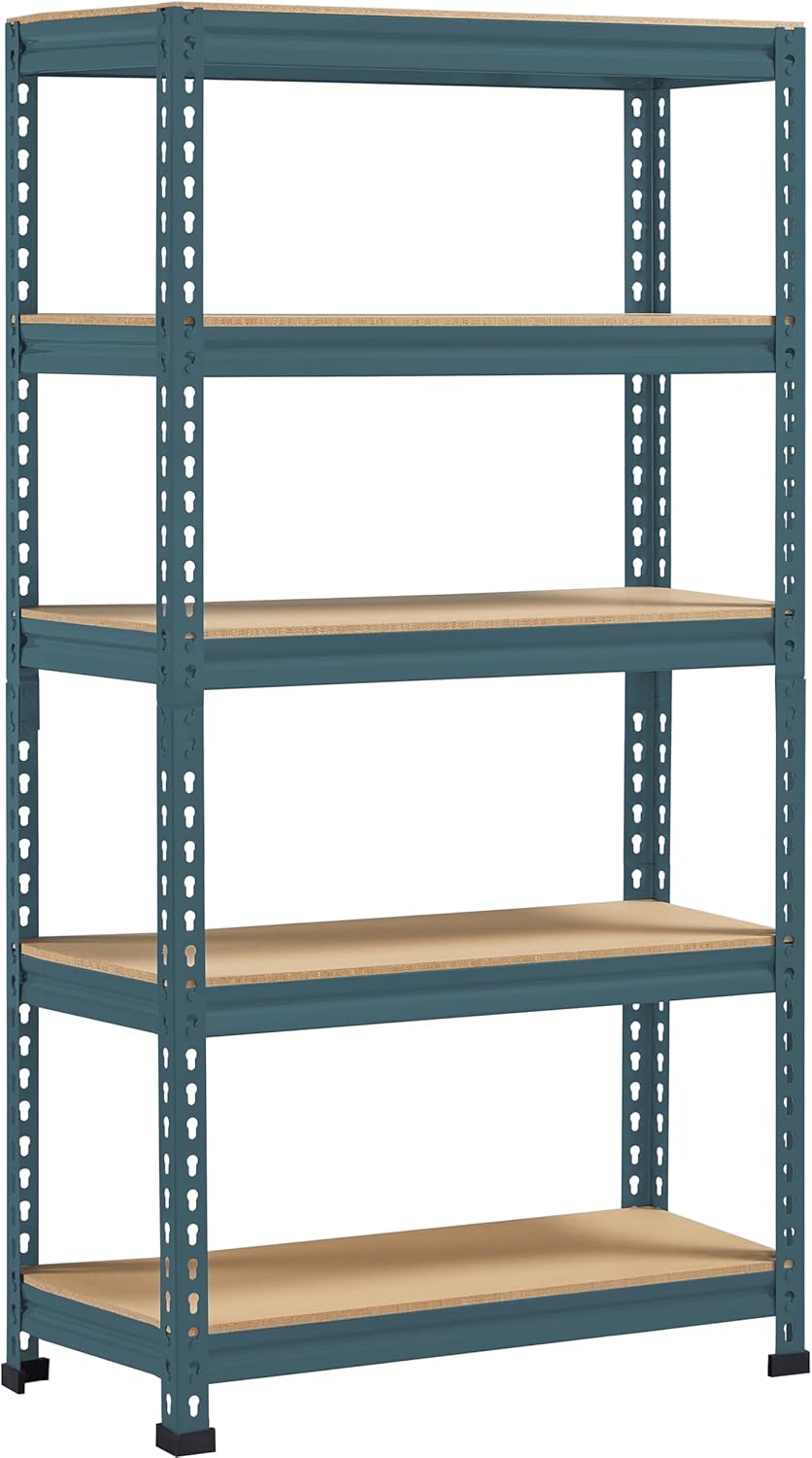 5-Tier Utility Shelves for Adjustable Storage Solutions