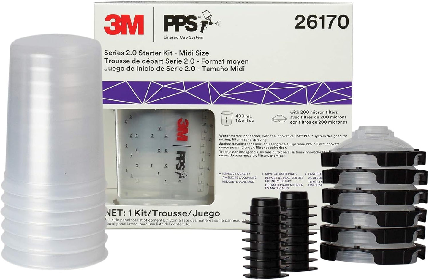 3M PPS 2.0 Paint Spray Gun System Starter Kit for All Projects