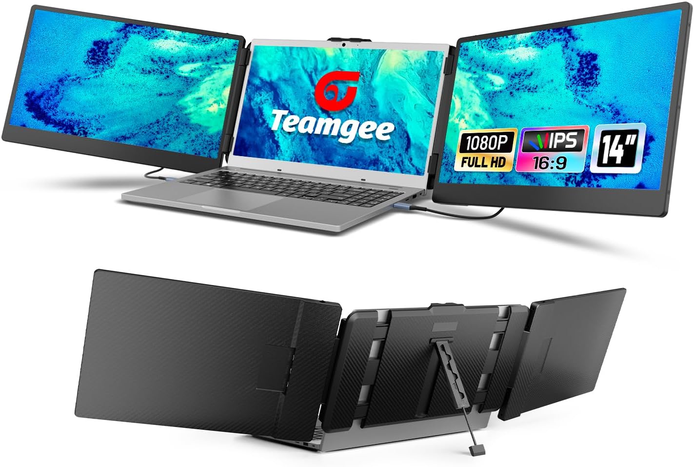 Teamgee Portable Laptop Monitor - Expand Your Screen!