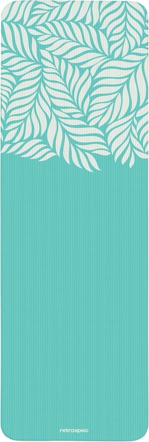 Non-Slip Thick Yoga Mat for Home Workouts - Blue Lagoon