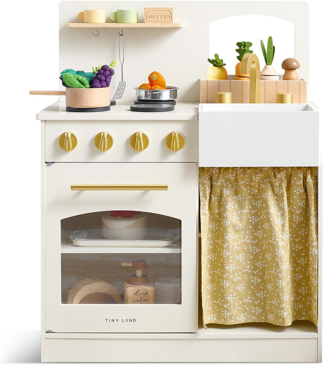 Tiny Land Play Kitchen Set for Kids - Perfect Toddler Gift