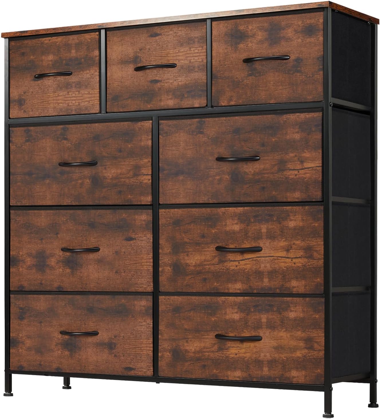 DUMOS Dresser for Bedroom with 9 Drawers and Sturdy Frame