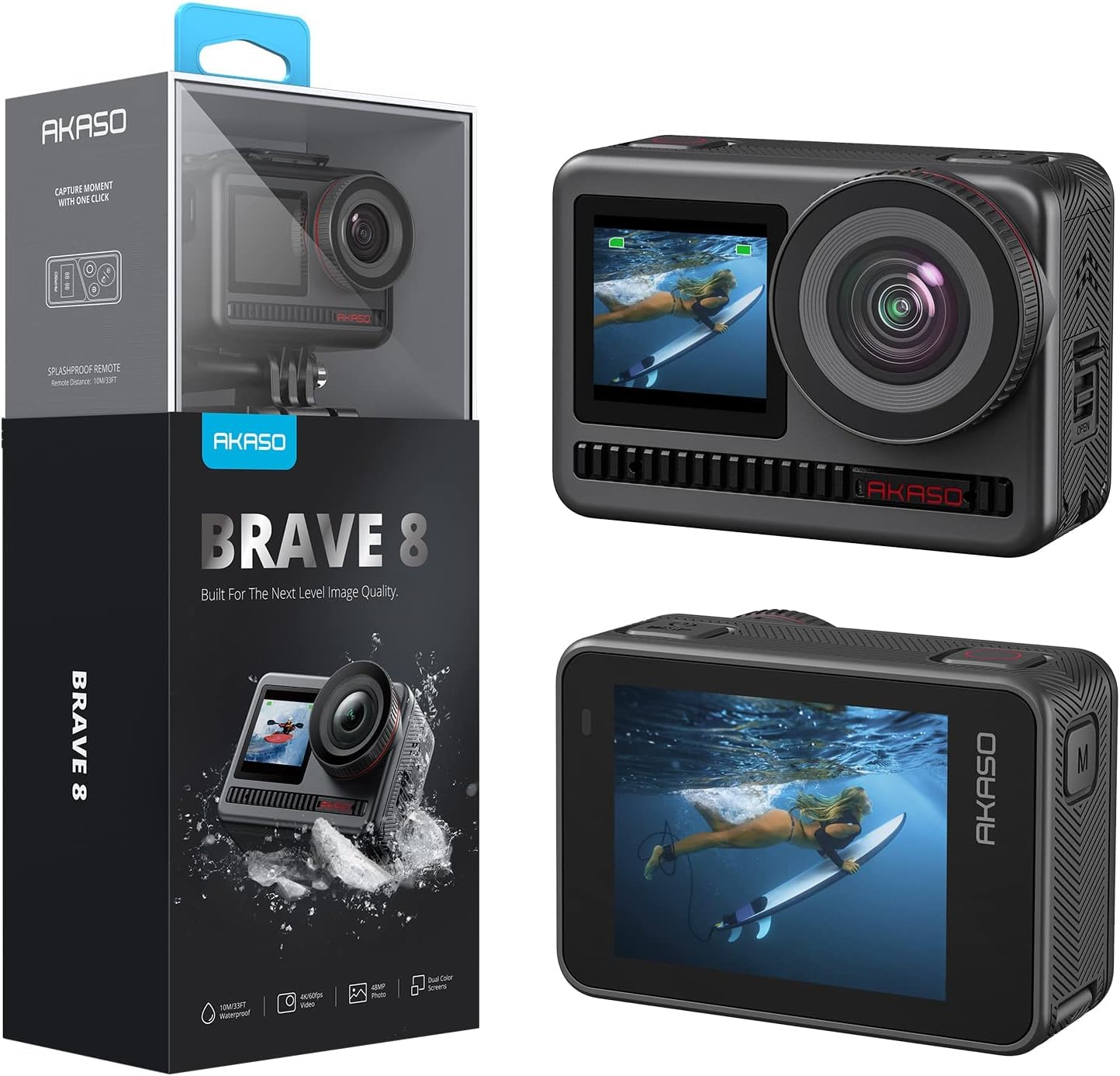 AKASO Brave 8: 4K60FPS Action Camera