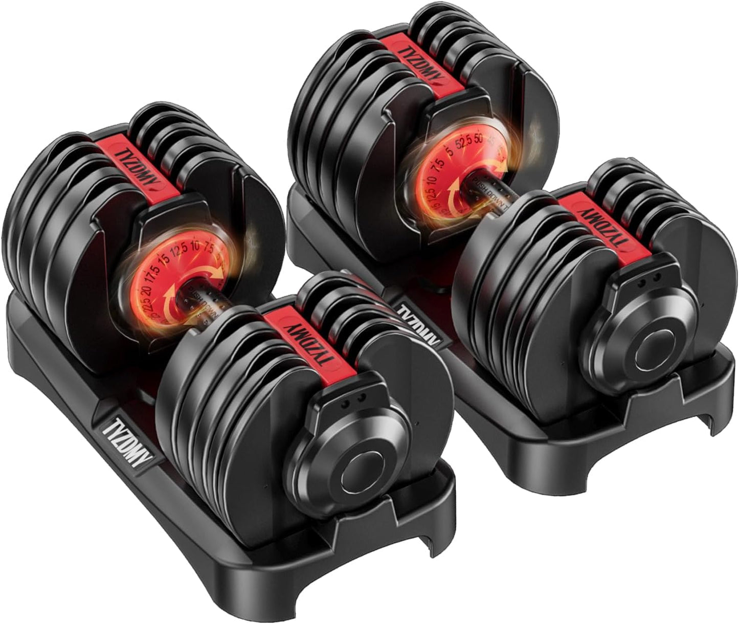 Adjustable Dumbbells Set of 2 for Home Strength Training