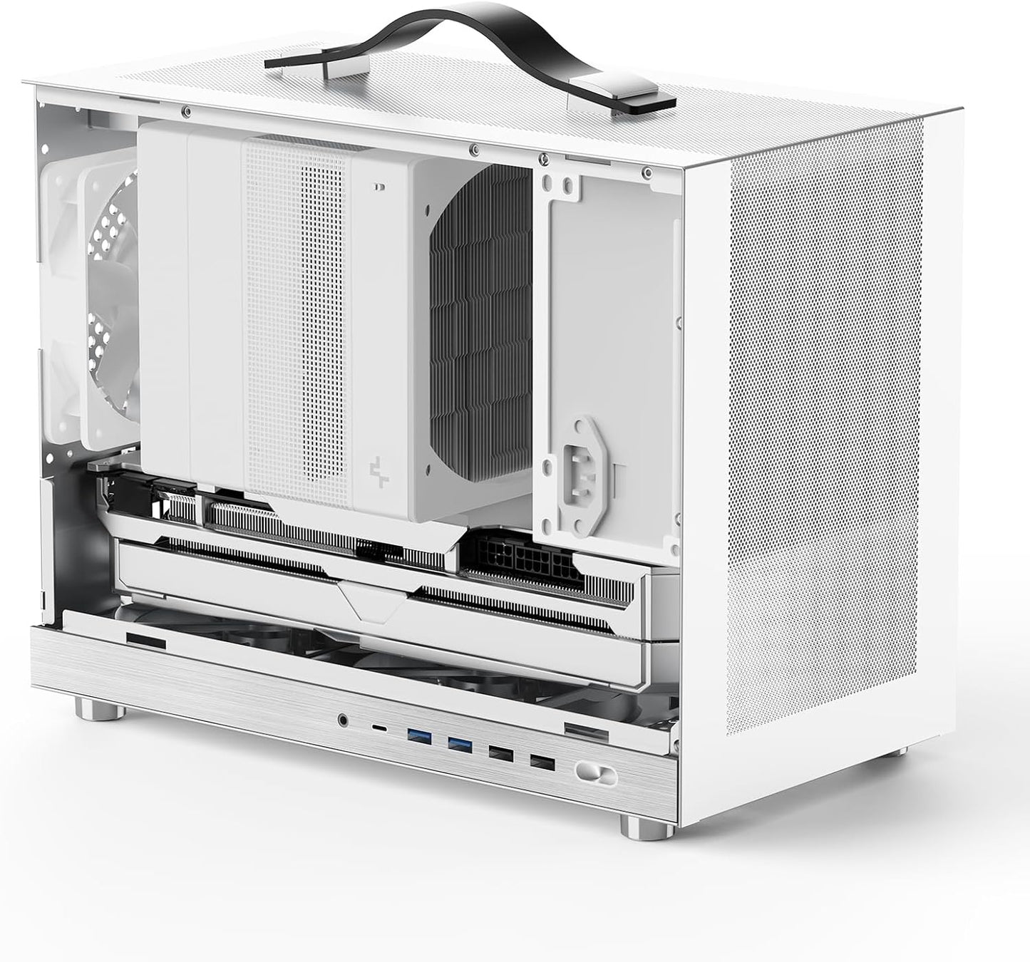 Shiny Snake G300 MATX Mesh PC Case for Gaming and Content Creation