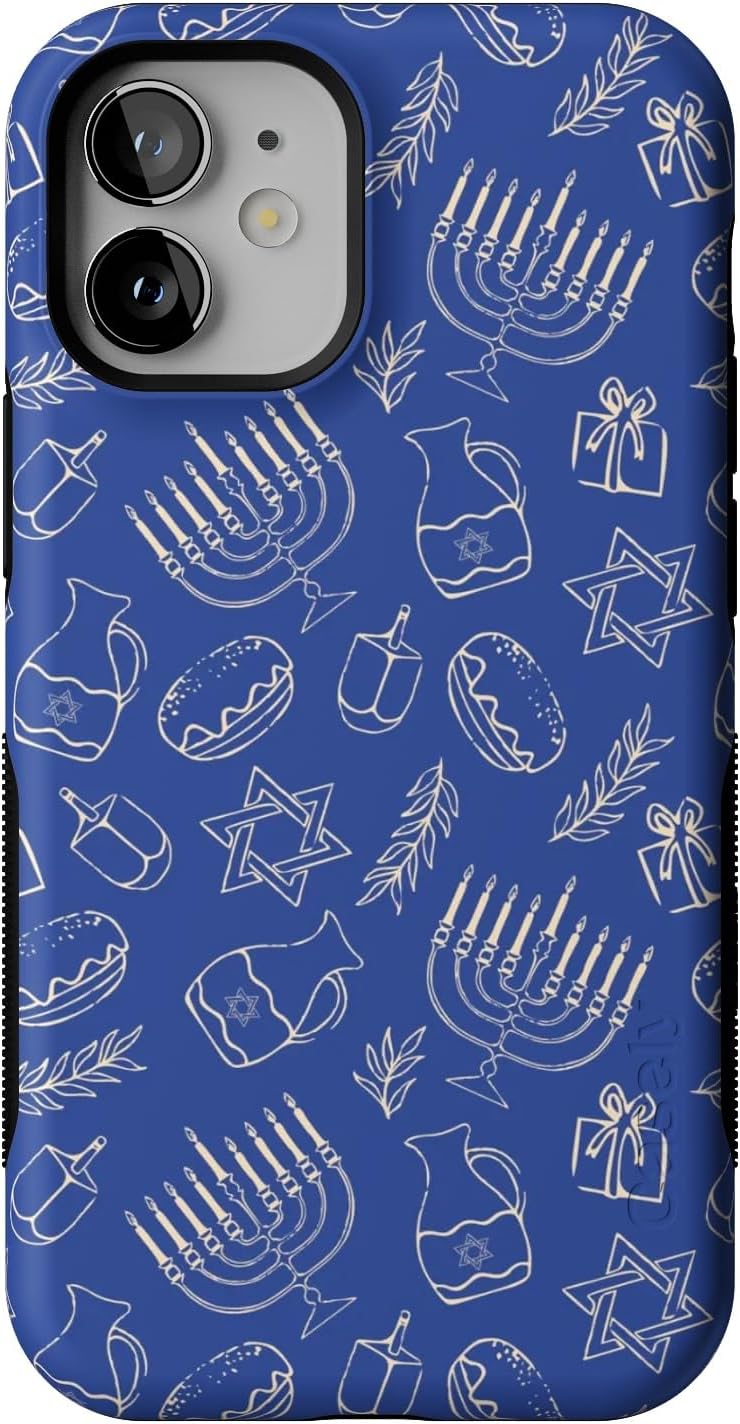 Casely iPhone 12 Mini Case - Bold Protective Design for Hanukkah