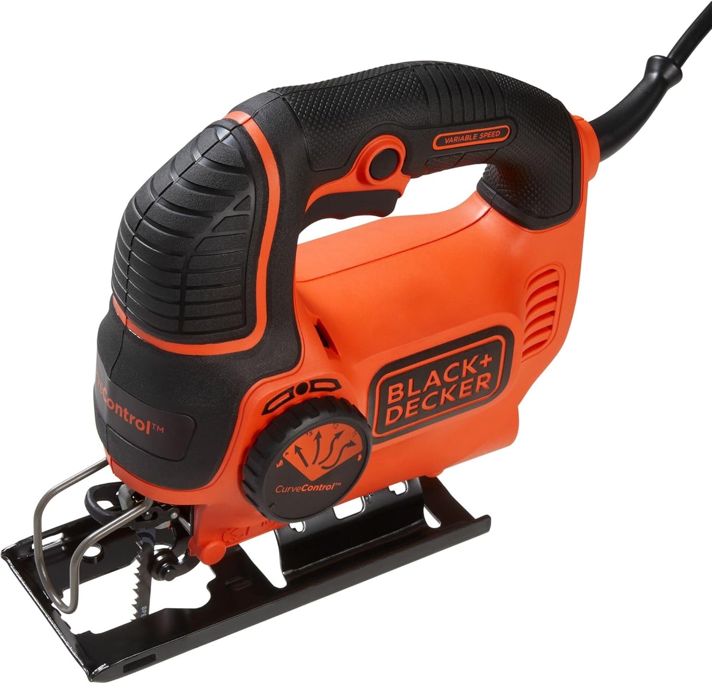 BLACK+DECKER Jig Saw with 5-Amp Power and Curve Control Features