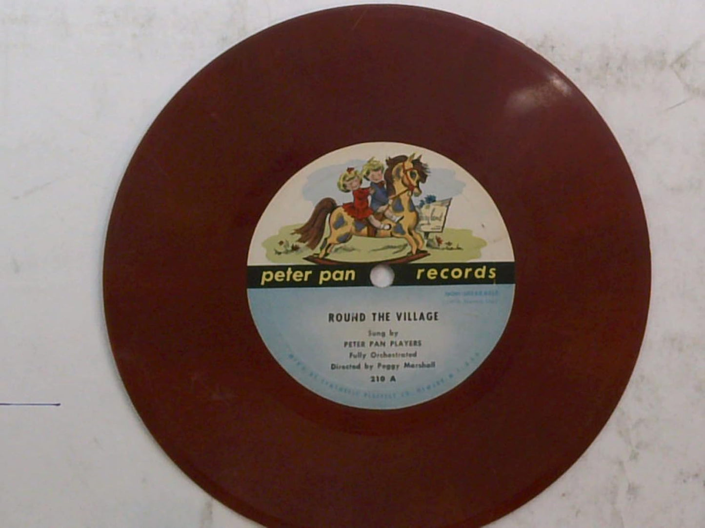 Vintage Round The Village 45rpm Vinyl: Merry Sunshine Morning