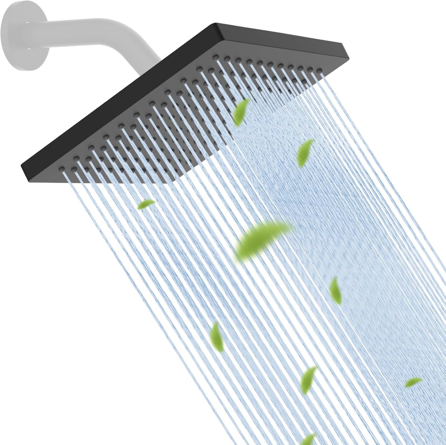 Hibbent 8 Inch High Pressure Rainfall Shower Head for Luxury
