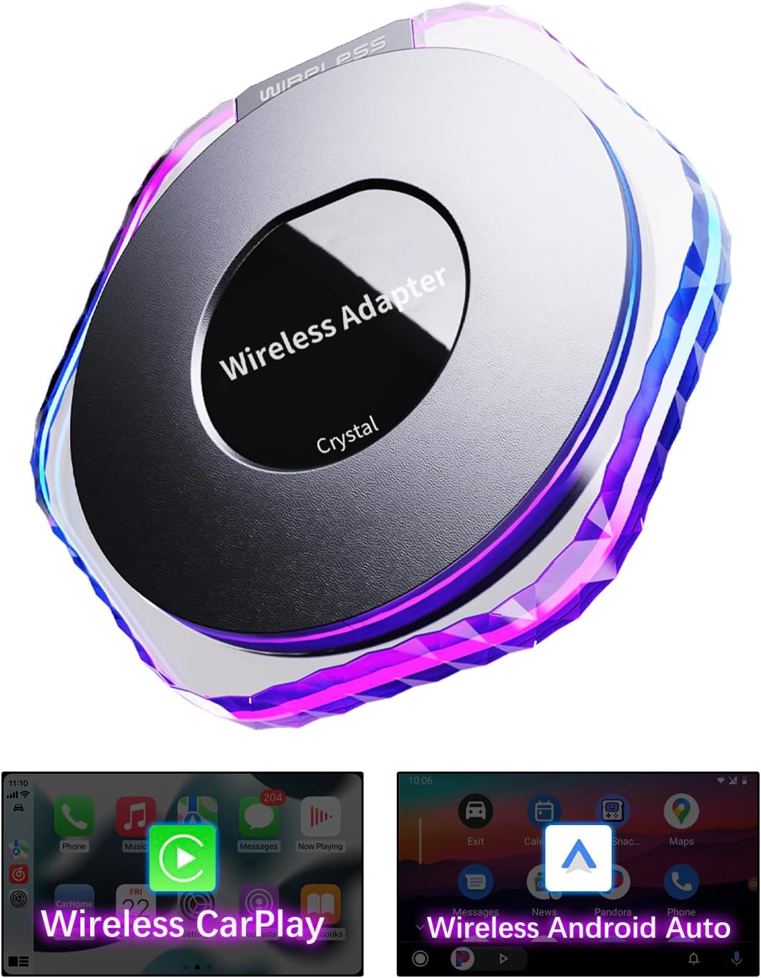 Seamless Wireless CarPlay & Android Auto Adapter by BINIZE