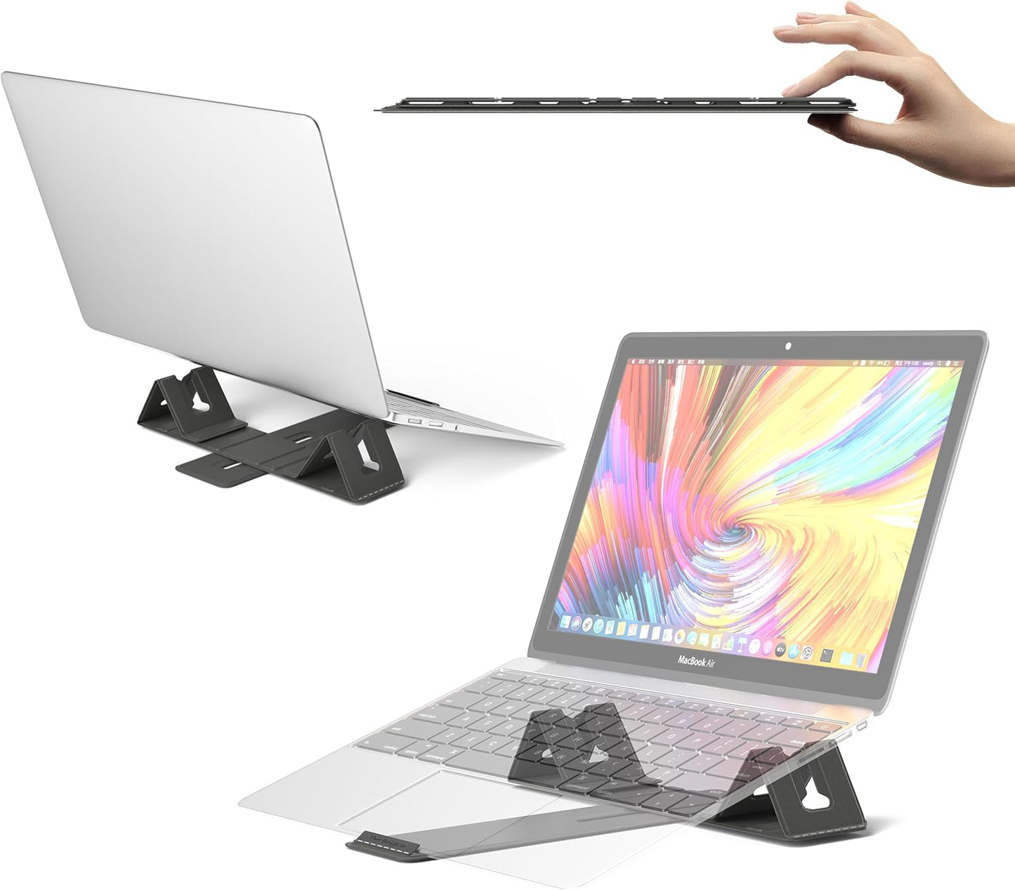 Portable Magnetic Laptop Stand - Elevate Work Anywhere
