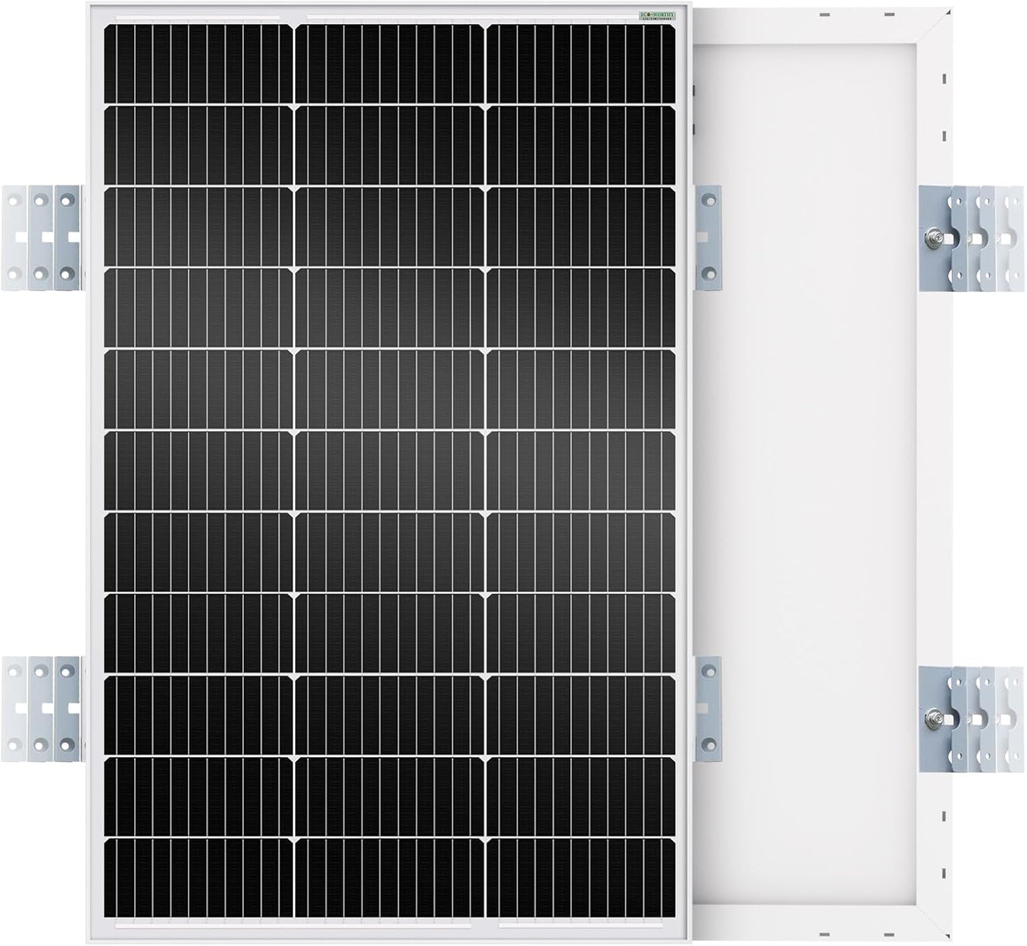 ECO-WORTHY 100W Solar Panel: Easy Install for Off-Grid Power