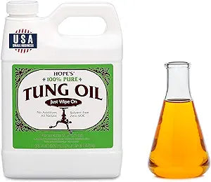 100% Pure Tung Oil Finish and Sealer for Wood by HOPE'S