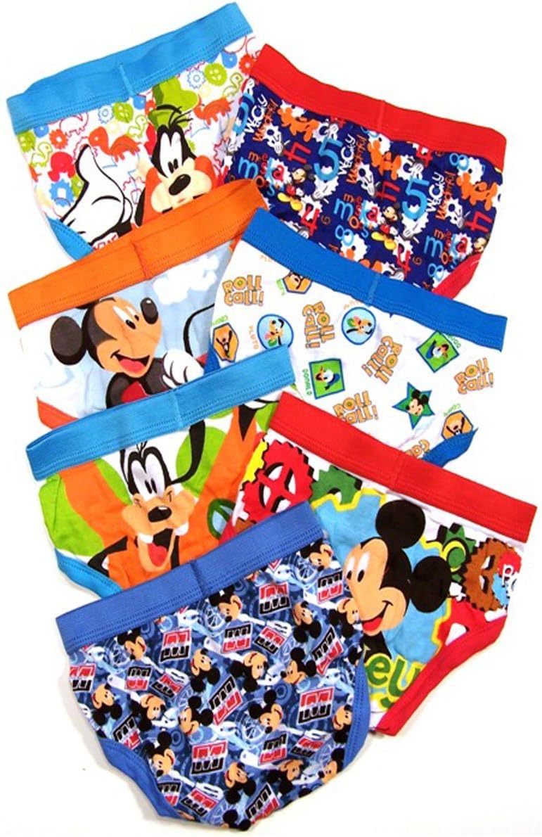 Disney Mickey Mouse Briefs: 100% Cotton Comfort!