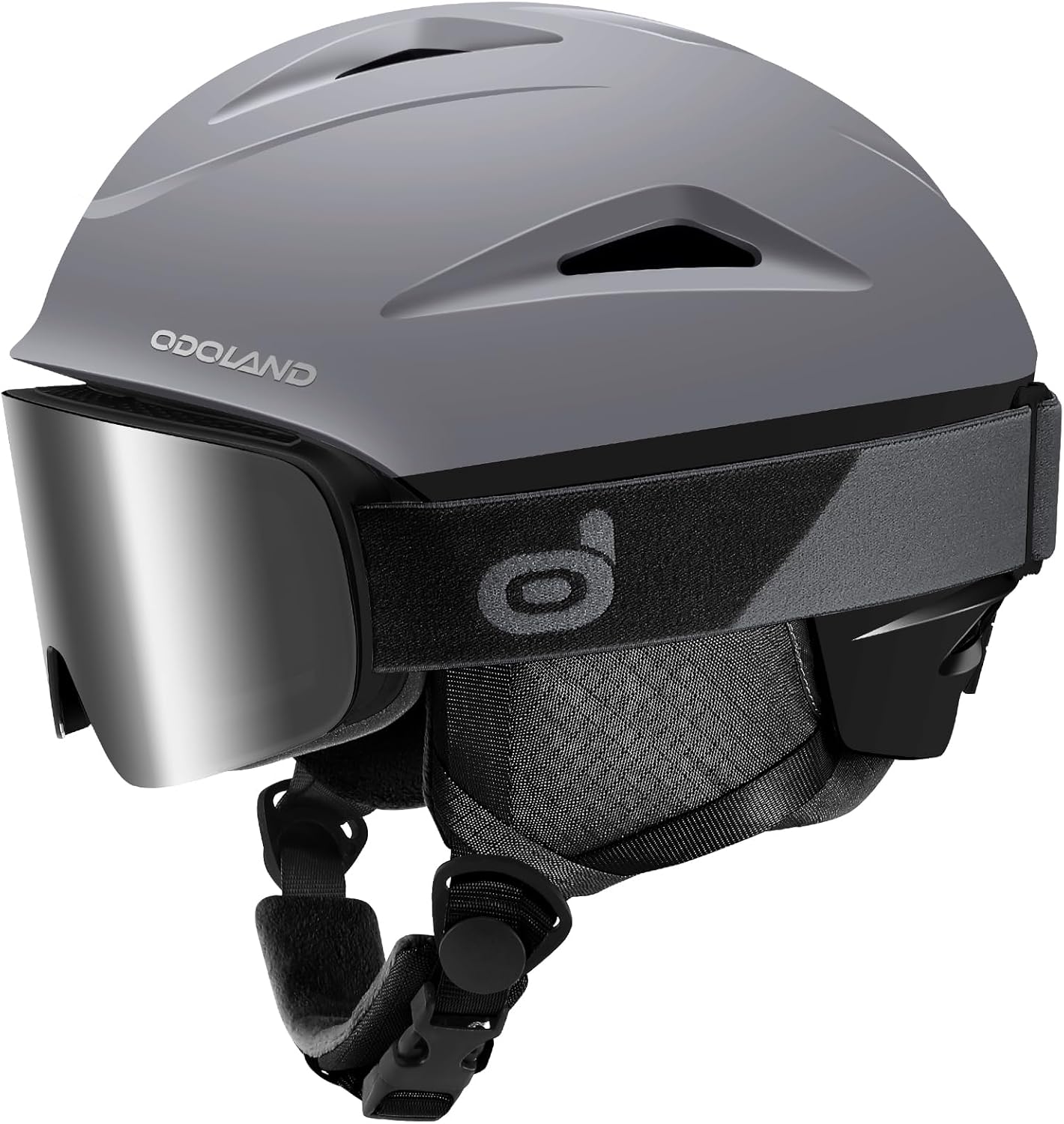 Odoland Ski Helmet and Goggles Set for Ultimate Snow Sports Fun