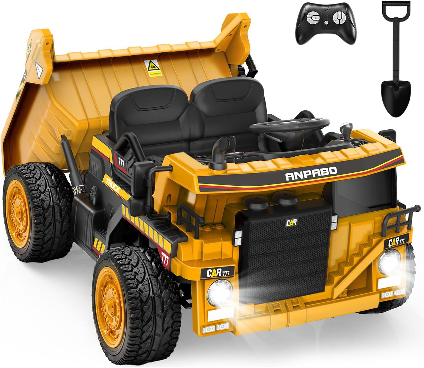 24V Ride On Dump Truck with Electric Dump Bed for Kids