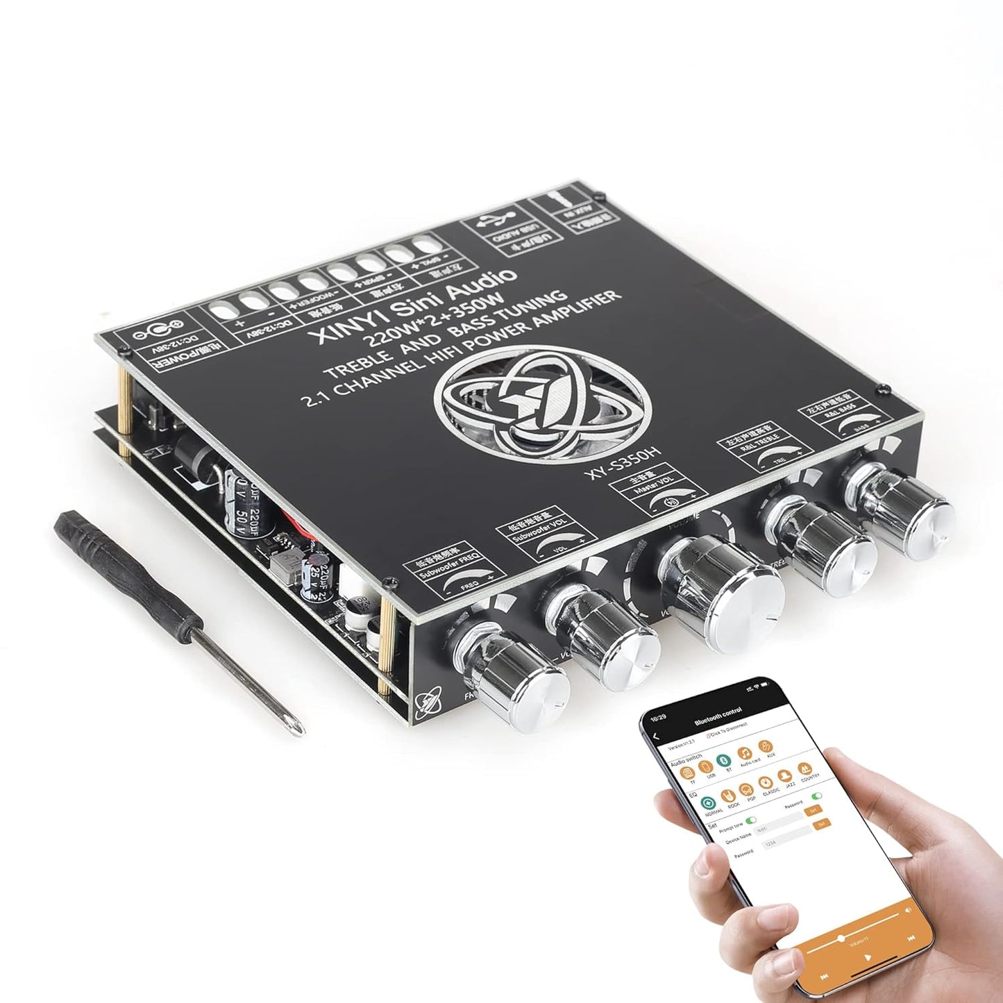 Custom Name Bluetooth Amplifier Board - Max Power 920W!