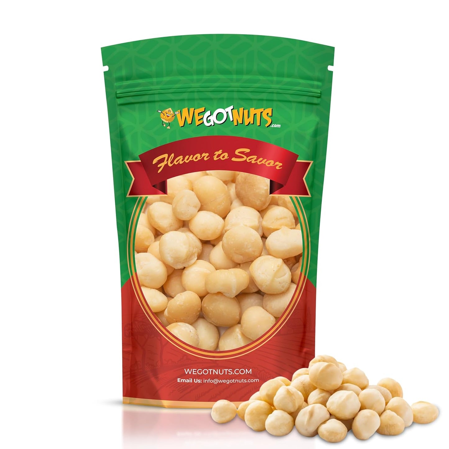 Raw Deluxe Macadamia Nuts - Premium Quality Snack Pack