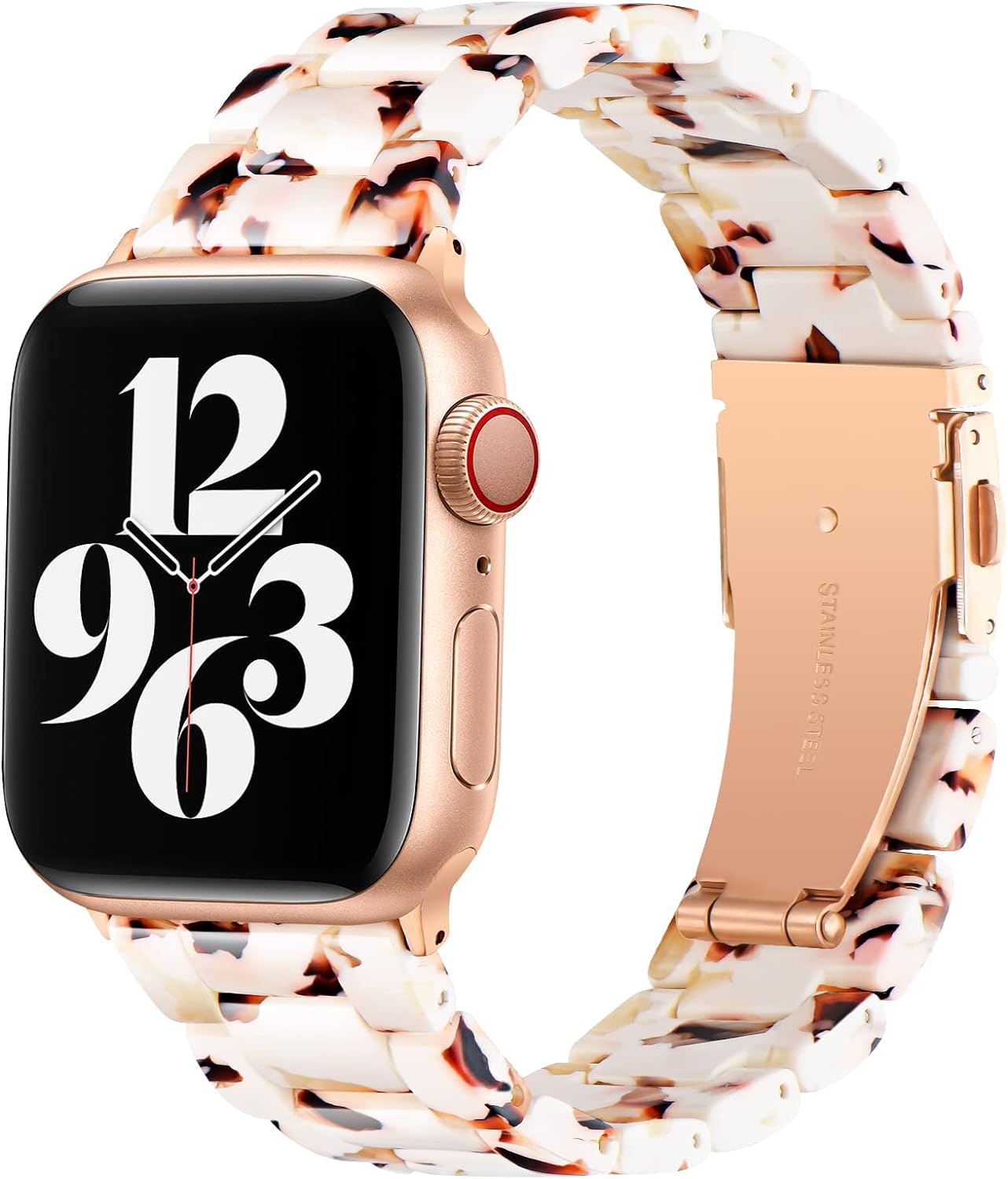 Bestig Waterproof Resin Apple Watch Band - Lightweight & Stylish