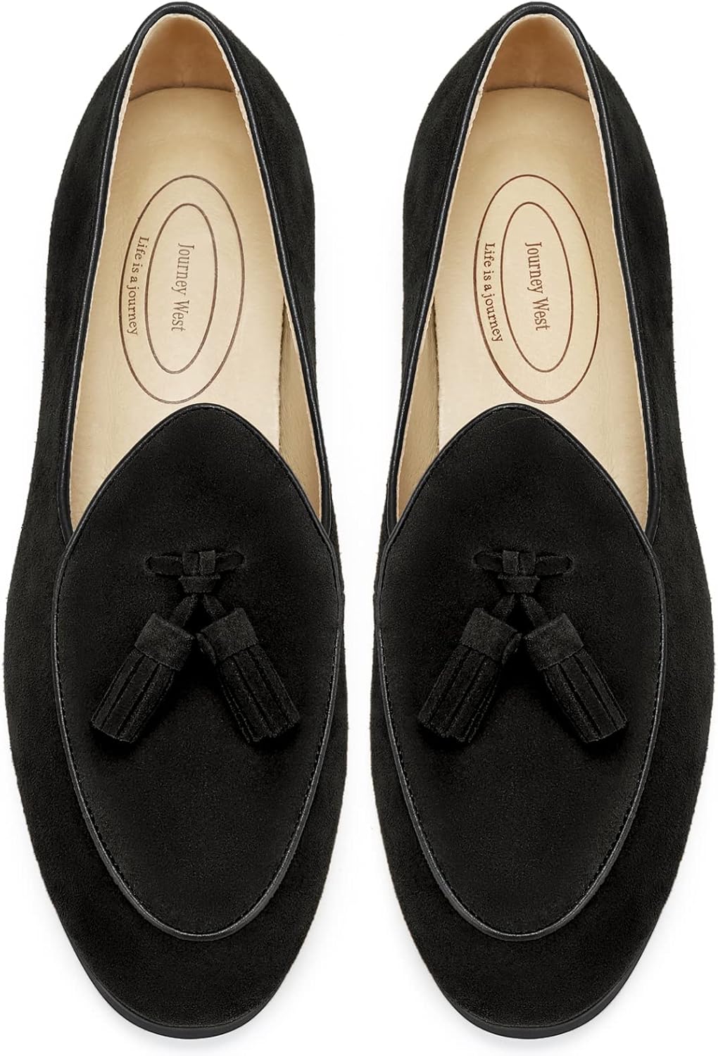 Journey West Men's Vintage Loafers for Casual and Formal Wear