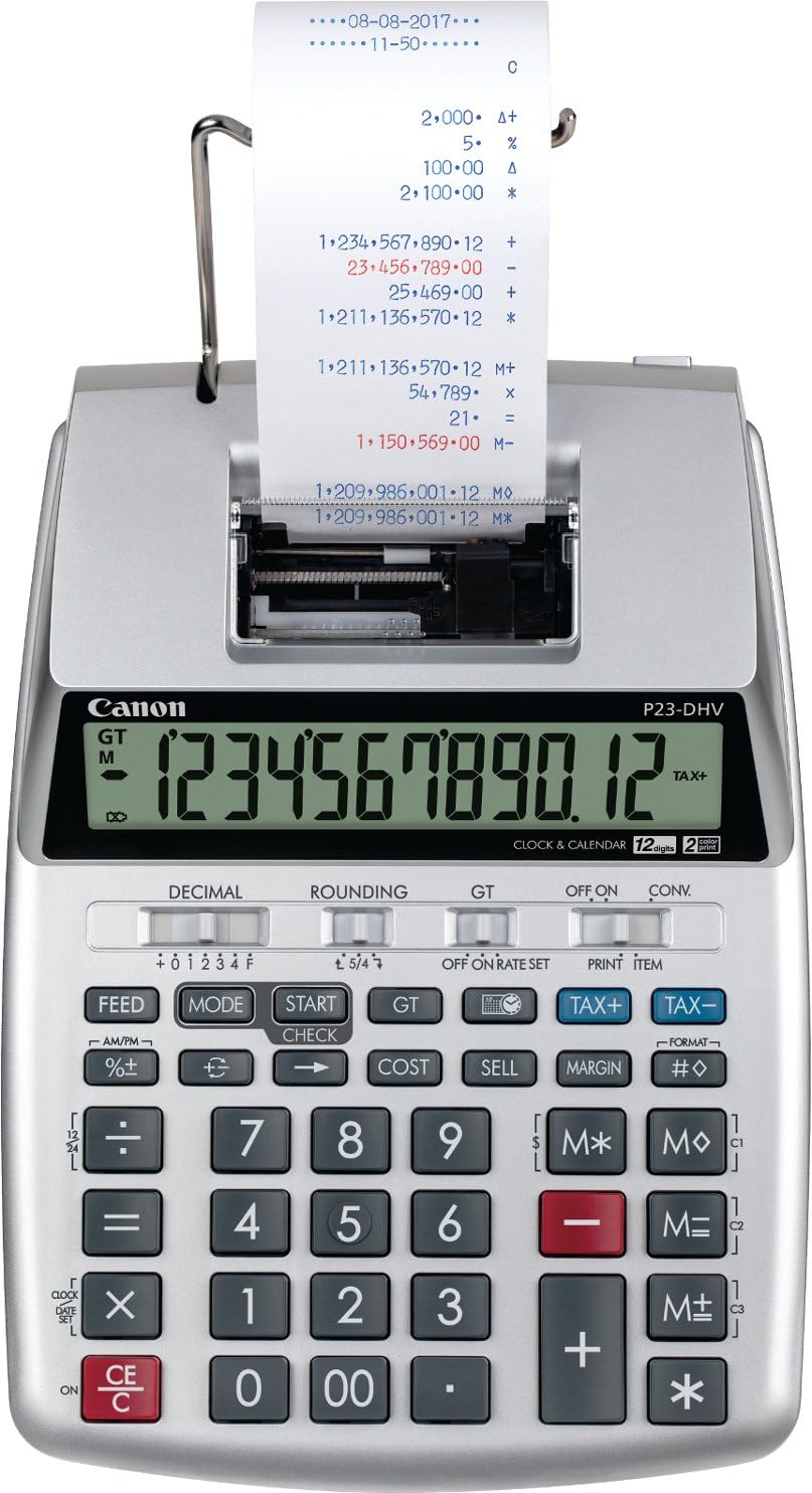 Canon Printing Calculator with Double Check Function