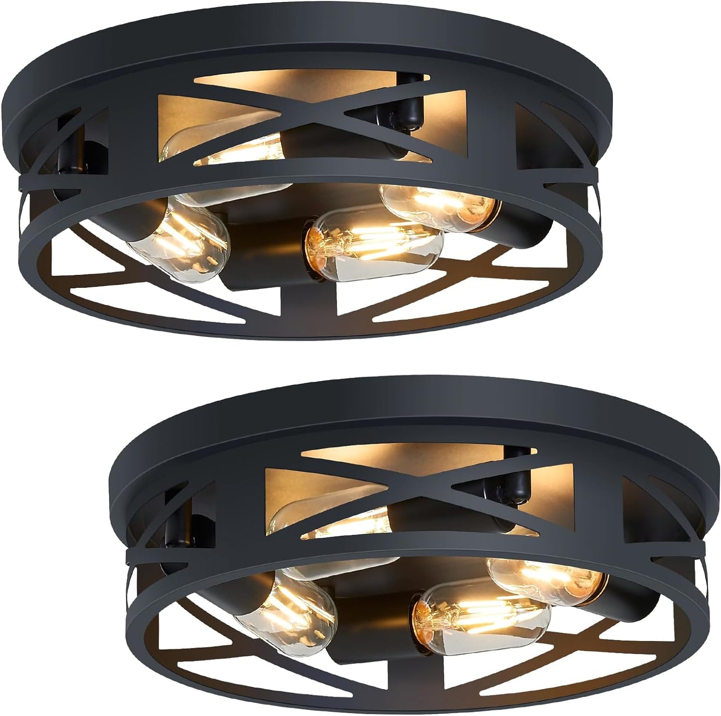 Flush Mount Ceiling Light Fixture for Hallway and Kitchen
