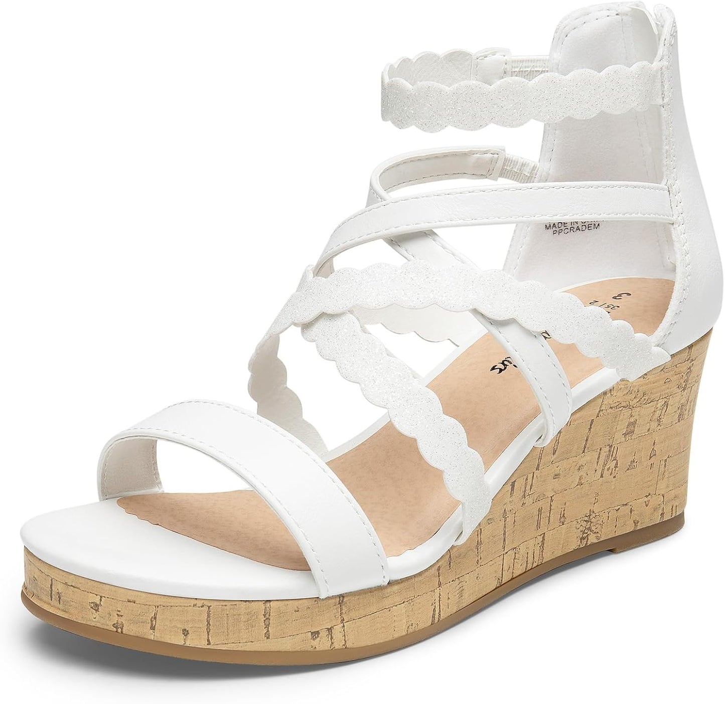 DREAM PAIRS Girls Wedge Sandals for Little Kid/Big Kid Style