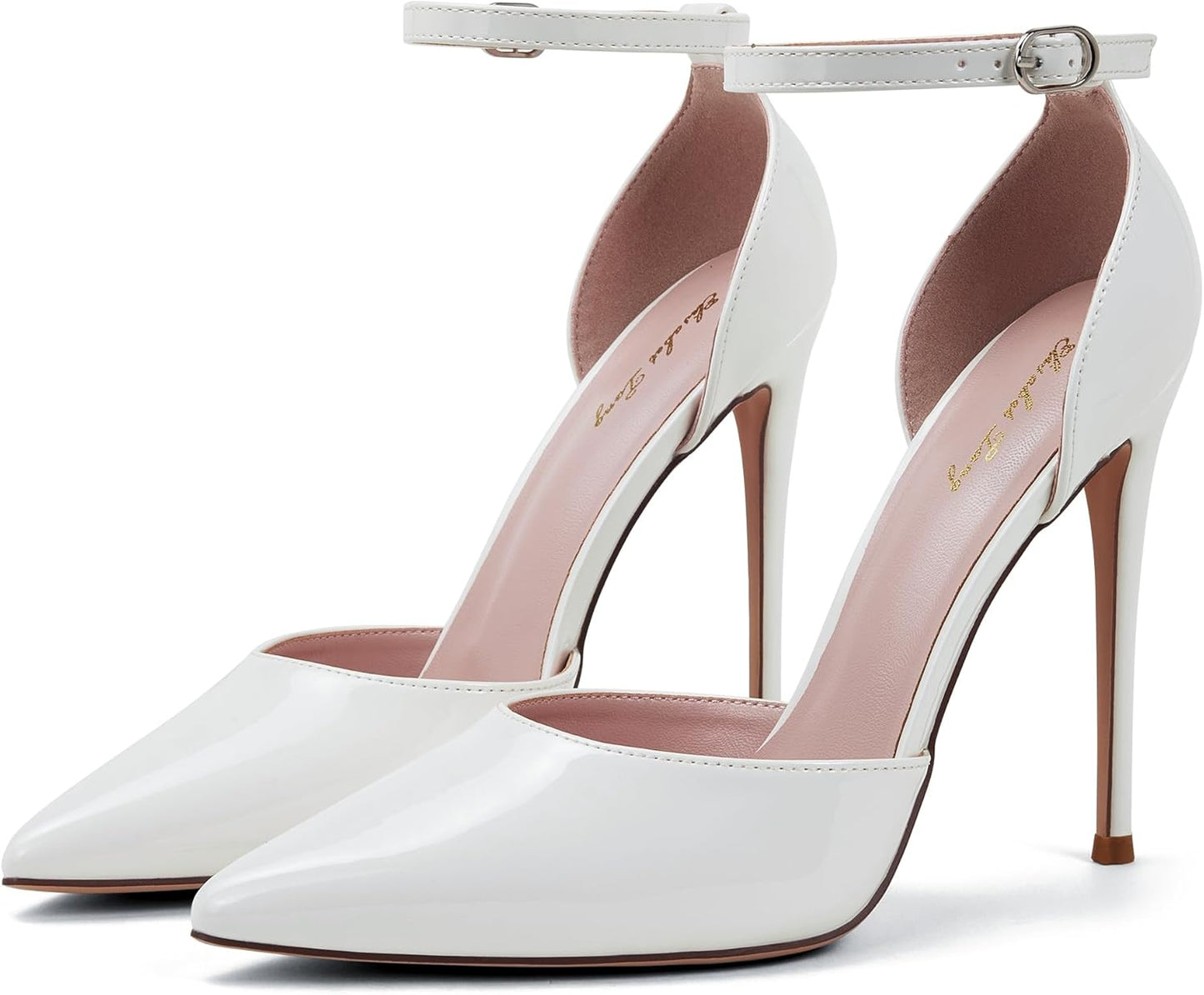 Elisabet Tang High Heels: Elegant D'Orsay Ankle Strap Pumps