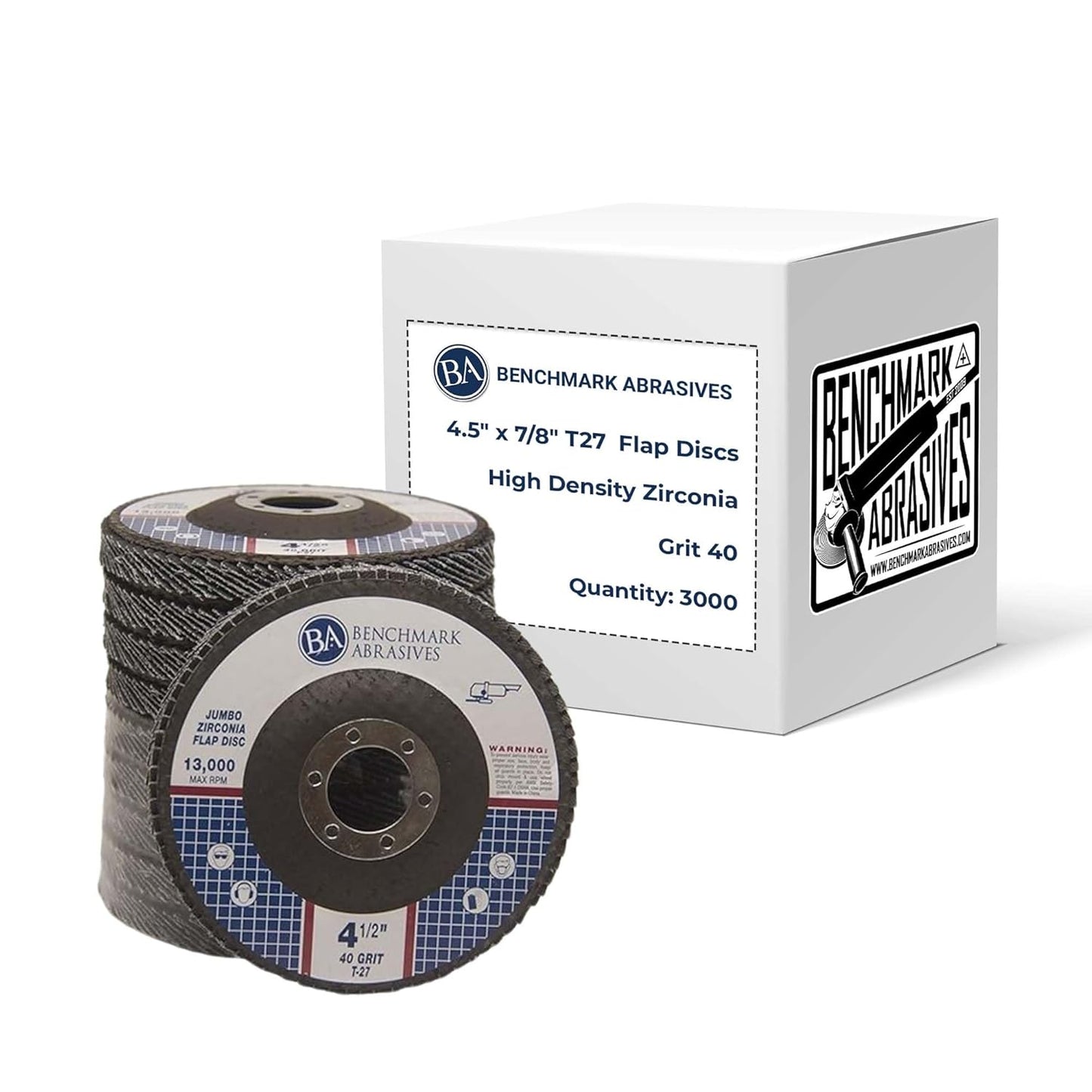 Premium High Density Jumbo Zirconia Flap Discs for Angle Grinders