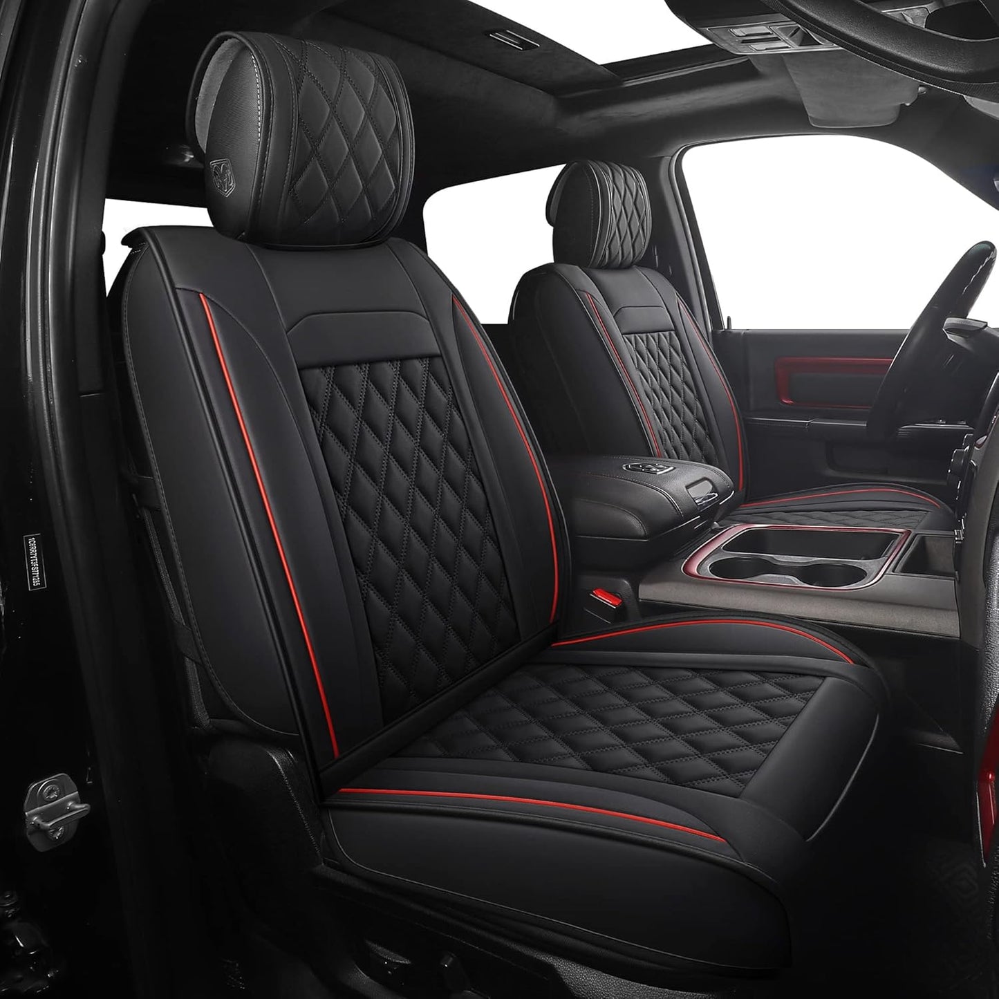 JOJOBAY Car Seat Covers for Dodge Ram 2009-2025, Waterproof