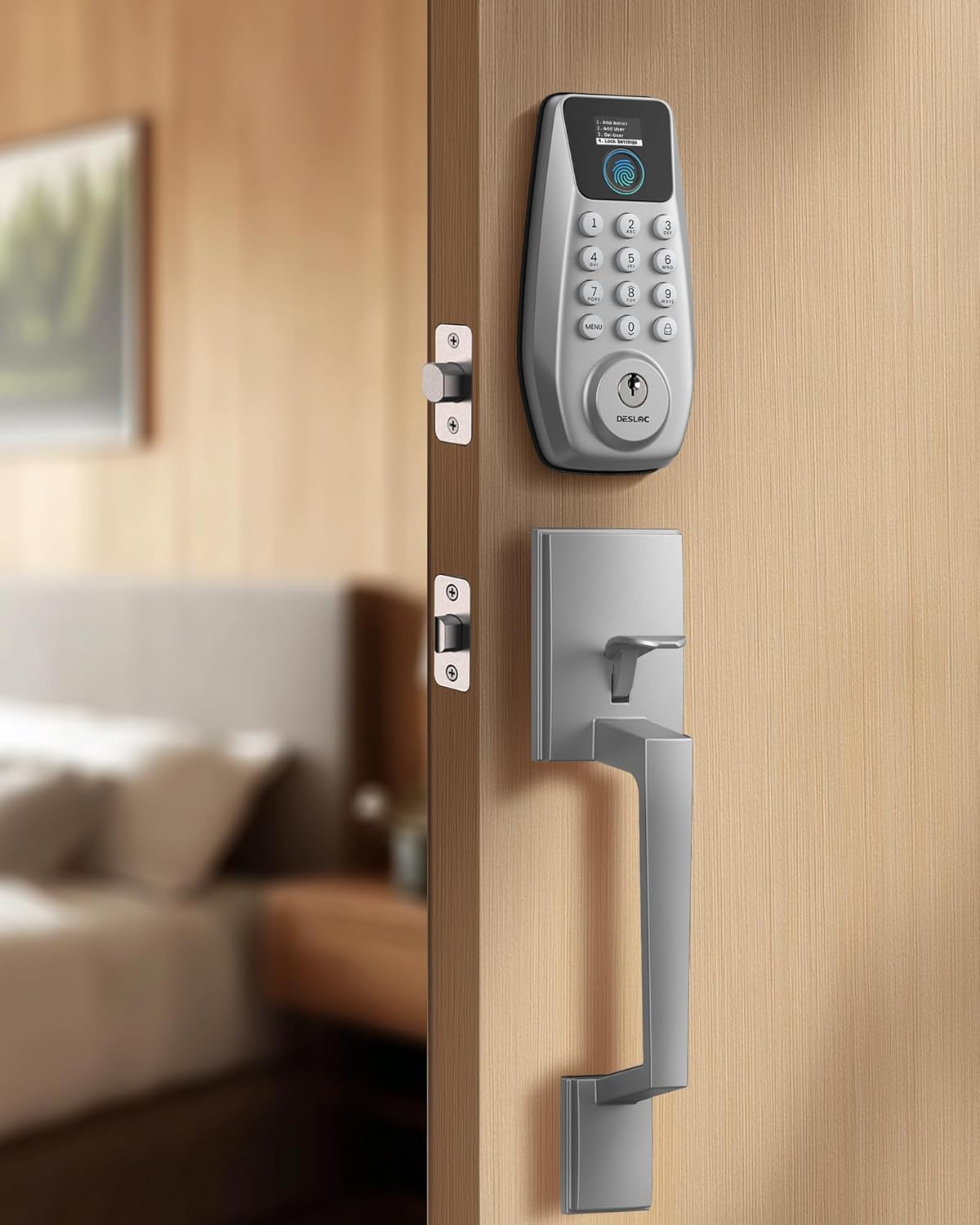 DESLOC C110 Keyless Entry Door Lock with Smart Screen Features