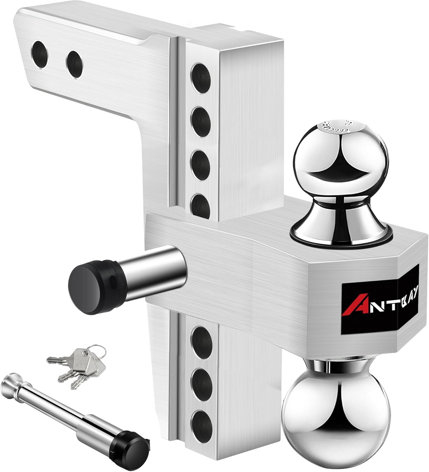 Adjustable Trailer Hitch Towing Ball Mounts for Heavy Loads