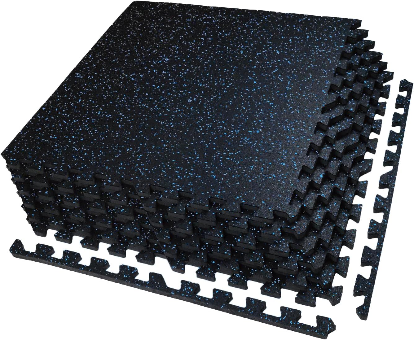 AIRHOP 24 Sq Ft Exercise Equipment Mats for Home Gym Flooring