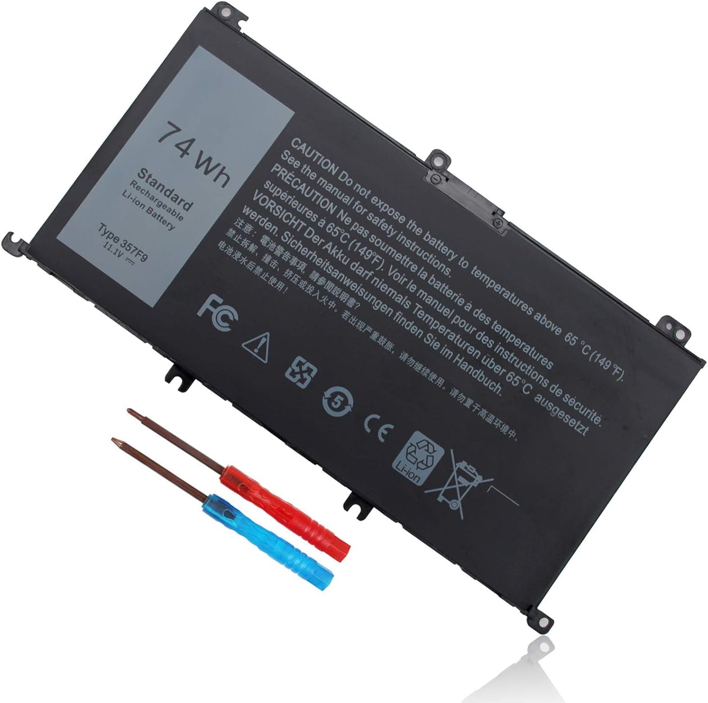 74Wh Type 357F9 Laptop Battery for Dell Inspiron 15 7000 Series