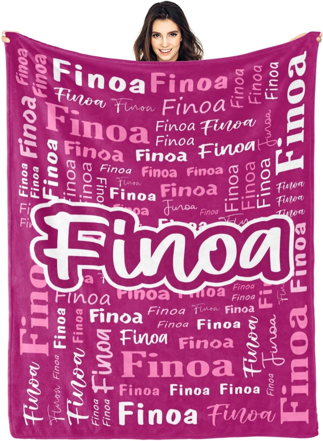 Personalized Custom Blanket for Kids and Adults - Flannel Throw