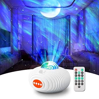Northern Aurora Night Light Projector for Bedroom Decor and Relaxation