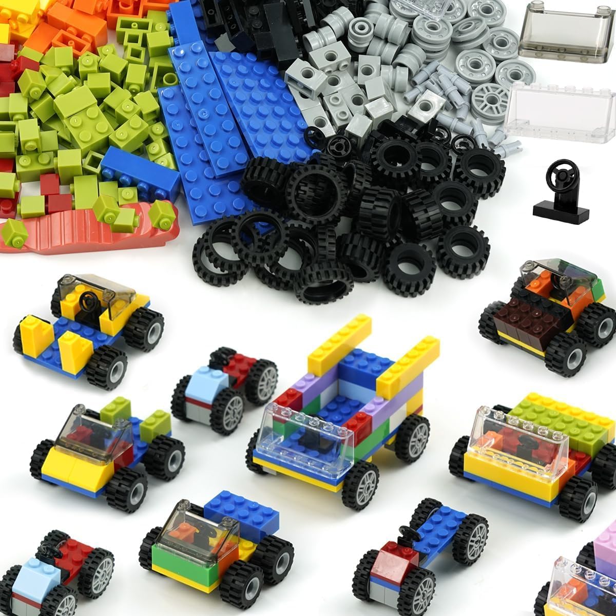 400+ Pcs Educational Car Building Set by PAMVAVA