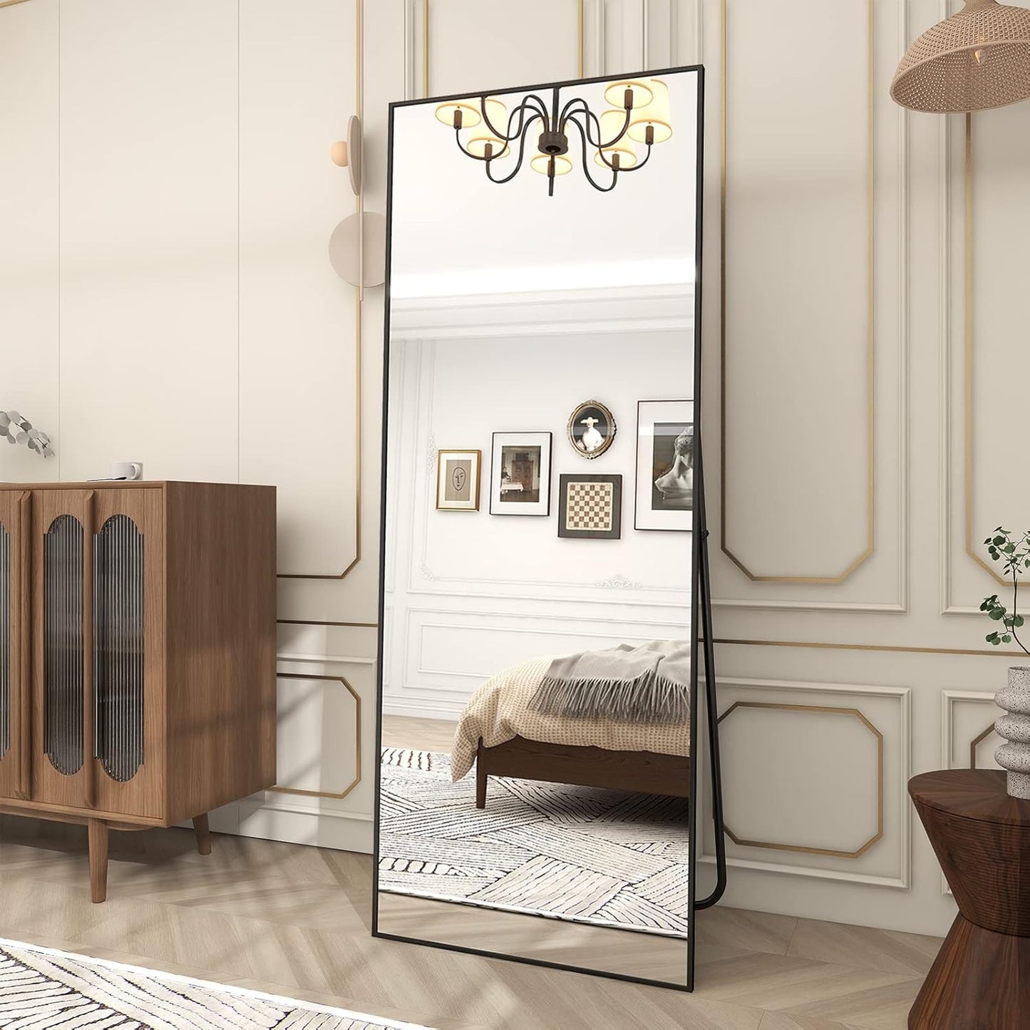 BEAUTYPEAK Full Length Mirror 64x21 Nano Glass for Any Room
