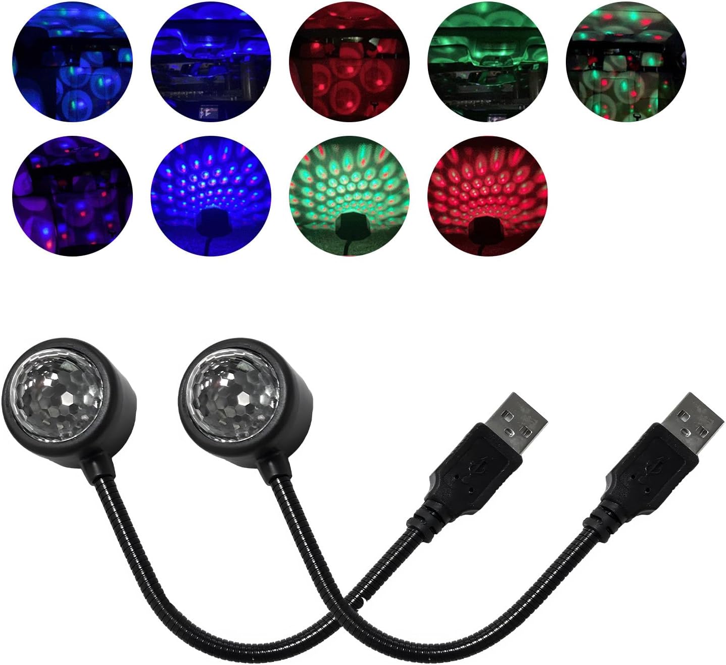 Sound Activated Star Night Light Projector