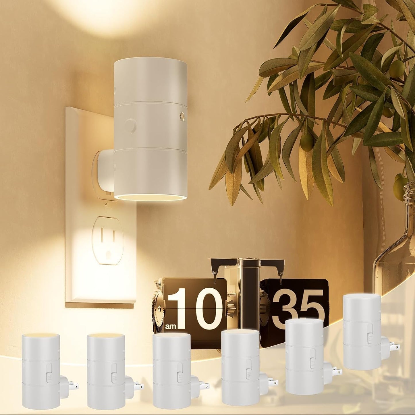 NIORSUN Night Lights Plug into Wall with Dimmable Features