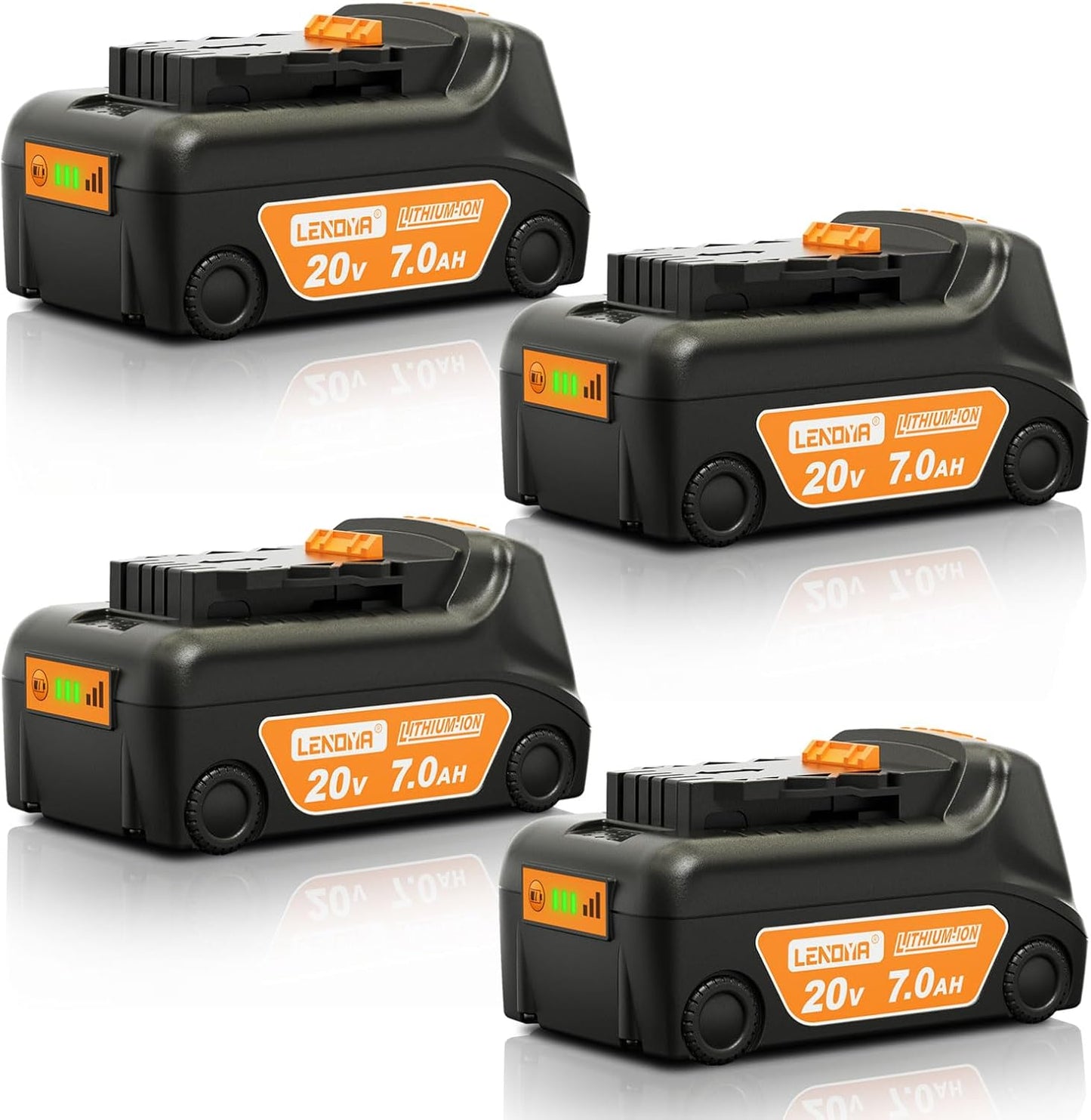 Upgraded 7.0Ah Replacement for Dewalt 20V Battery 4Packs